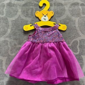Build A Bear Pink sequin/tulle dress.